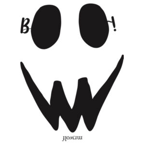 Boo! for Halloween for Men Design